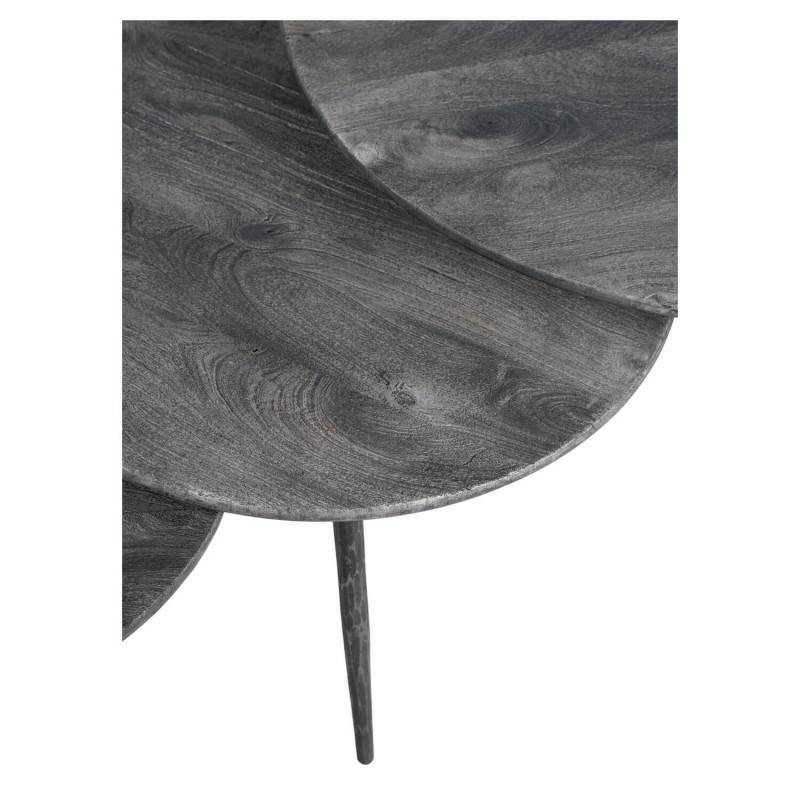 Set de tres mesas de centro KOLME - madera de mango