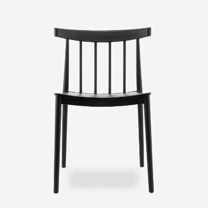 Silla de comedor Negro DERYA