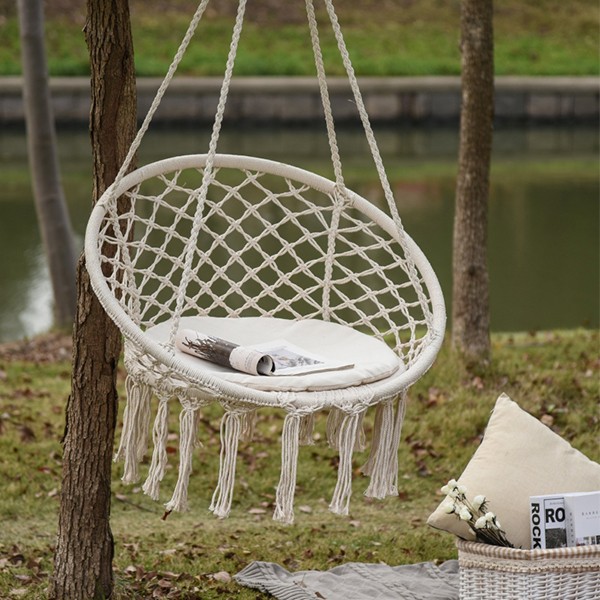 Silla colgante Beige EMMI