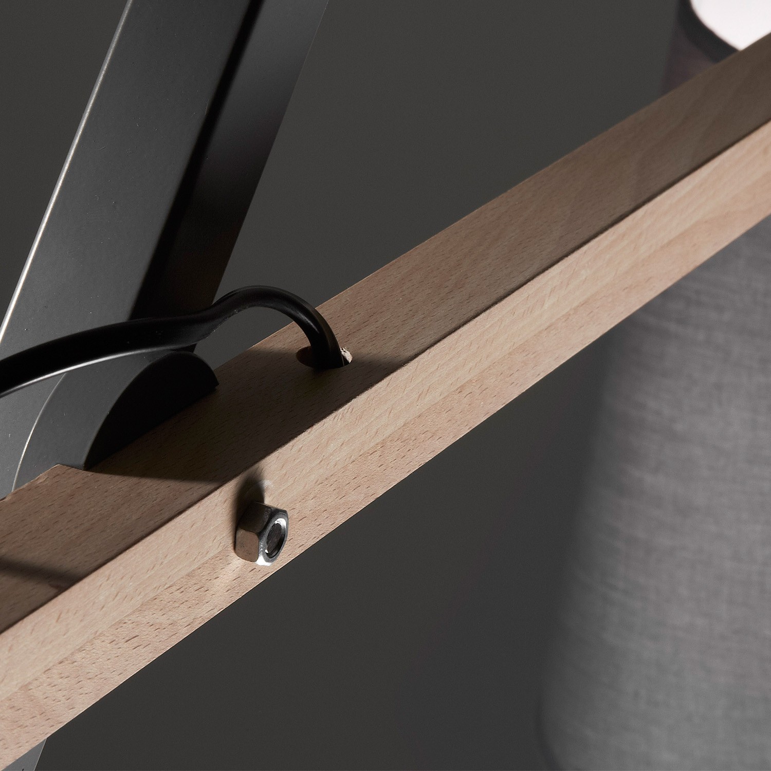 Lampara de pie - JOVIK -  Metal Gris