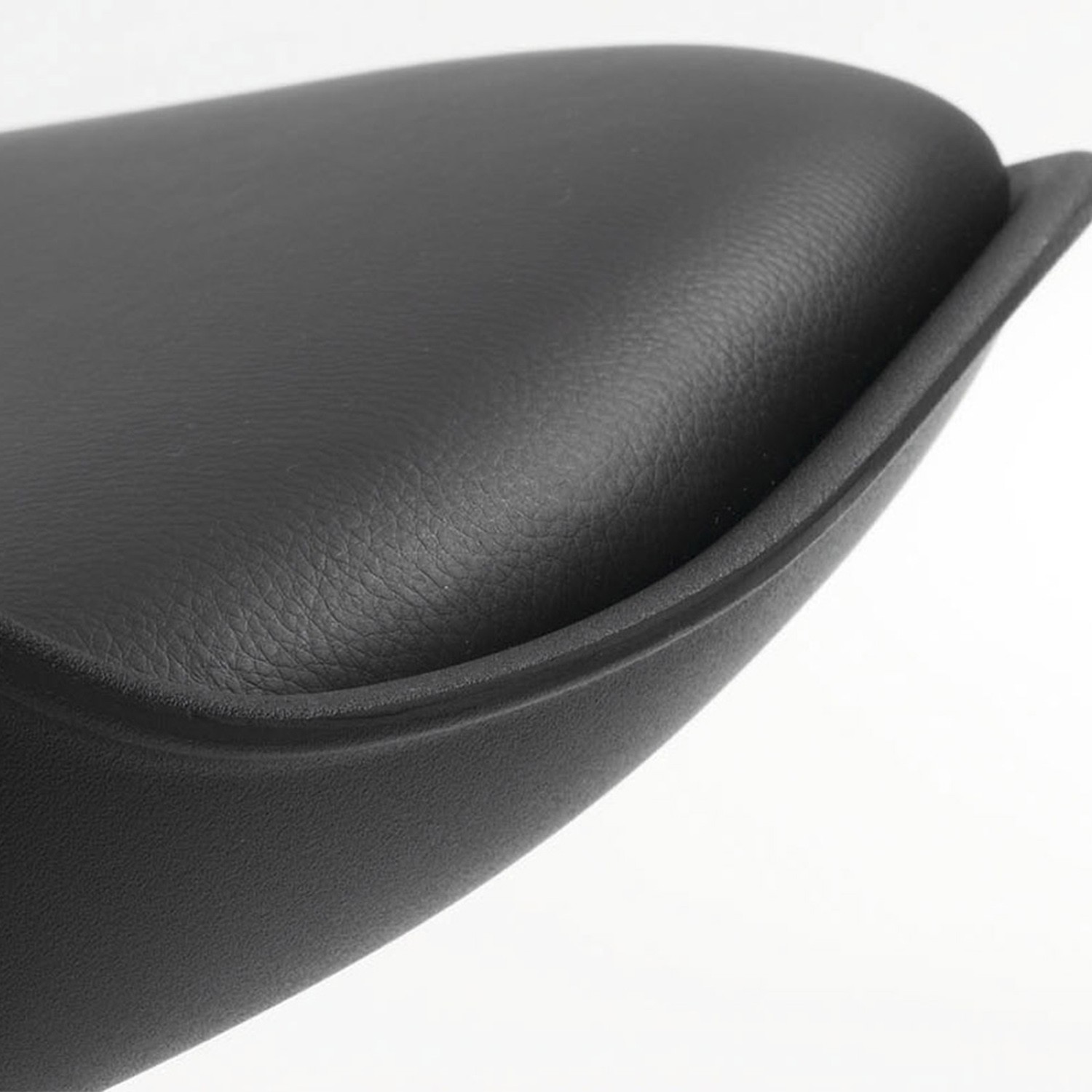 Taburete regulable ORLANDO LARS - negro - tapizado PU giratorio con reposa pies