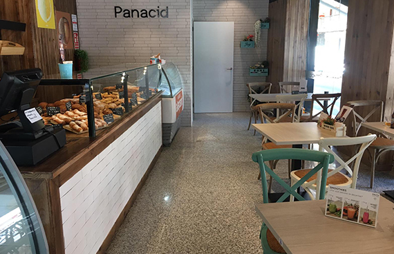 Cafeteria panadería Panacid Valencia